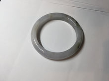 Load image into Gallery viewer, 57.5mm Certified Type A 100% Natural icy watery white purple black brown Jadeite Jade bangle H156-7041
