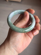 Load image into Gallery viewer, 53.5mm 100% natural certified green/white/light purple jadeite jade bangle AU44-0248
