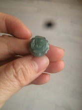 Load image into Gallery viewer, 100% Natural blue gray green  Guatemala jadeite Jade flower pendant group BH61
