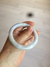 Load image into Gallery viewer, 53.5mm certified Type A 100% Natural light purple/white Jadeite Jade bangle AX82-0310
