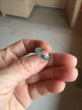 Load image into Gallery viewer, Size 2 3/4 (13.8mm) 100% natural type A icy watery green/blue/purple Guatemala jadeite jade band ring group AA104
