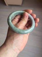 Load image into Gallery viewer, 55.3mm certified 100% natural type A green/yellow/gray jadeite jade bangle AU54-0245
