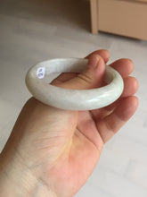 Load image into Gallery viewer, 53.2mm certificated Type A 100% Natural sunny green white(白底青) Jadeite Jade bangle BN74-3873
