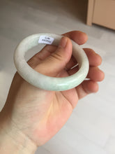 Load image into Gallery viewer, 53.2mm certificated Type A 100% Natural sunny green white(白底青) Jadeite Jade bangle BN74-3873
