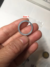 Load image into Gallery viewer, 100% natural type A green/blue/purple Guatemala jadeite jade band ring group AT111

