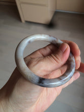 Load image into Gallery viewer, 52.5mm 100% natural beige brown gray beige round cut Coral Jade (珊瑚玉) bangle SY65
