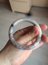 Load image into Gallery viewer, 52.5mm 100% natural beige brown gray beige round cut Coral Jade (珊瑚玉) bangle SY65
