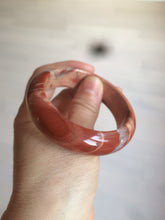 Load image into Gallery viewer, 53mm 100% natural red/pink red jasper stone bangle XY89
