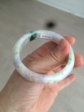 Load image into Gallery viewer, 53mm 100% natural certified sunny green/purple jadeite jade bangle AF82-2528
