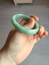 Load image into Gallery viewer, 49mm Certified Type A 100% Natural apple green oval Jadeite Jade bangle BL53-326
