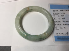 Load image into Gallery viewer, 55.5mm Certified 100% natural Type A fresh green yellow orange jadeite jade bangle BN1-6331
