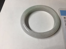 Load image into Gallery viewer, 50mm certified 100% natural Type A icy watery sunny green white red oval jadeite jade bangle BP48-9354
