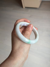 Load image into Gallery viewer, 55.7mm Certified Type A 100% Natural sunny green white Jadeite Jade bangle BP44-3179
