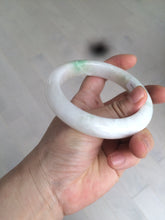Load image into Gallery viewer, 59.8mm Certificated Type A 100% Natural white/sunny green/purple jadeite jade bangle AZ5-9139
