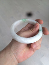 Load image into Gallery viewer, 59.8mm Certificated Type A 100% Natural white/sunny green/purple jadeite jade bangle AZ5-9139
