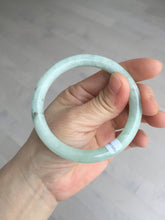 Load image into Gallery viewer, 55.7mm Certified 100% natural Type A light green round cut jadeite jade bangle BL54-3291
