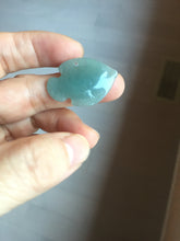 Load image into Gallery viewer, 100% Natural type A dark green/blue/black/gray Guatemala jadeite jade 3D tropical fish Pendant group PD95
