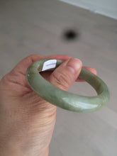 Load image into Gallery viewer, 49.5mm Certified Type A 100% Natural yellow/gray/green Jadeite Jade bangle AF80-5002
