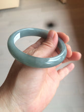 Load image into Gallery viewer, 57.5mm Certified Type A 100% Natural light green/blue/gray Guatemala Jadeite jade bangle AM79-1452
