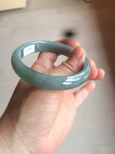 Load image into Gallery viewer, 57.5mm Certified Type A 100% Natural light green/blue/gray Guatemala Jadeite jade bangle AM79-1452
