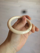 Load image into Gallery viewer, 53.8mm 100% natural beige yellow pink Coral Jade (珊瑚玉) bangle XY63
