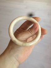 Load image into Gallery viewer, 53.8mm 100% natural beige yellow pink Coral Jade (珊瑚玉) bangle XY63
