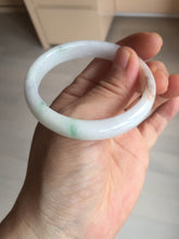 Load image into Gallery viewer, 52.8mm Certificated 100% natural type A sunny green/white/red jadeite jade bangle AF91-3177
