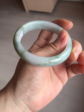 Load image into Gallery viewer, 54.7mm Certified Type A 100% Natural green Jadeite Jade bangle AU48-0237
