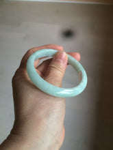 Load image into Gallery viewer, 53.7mm certificated Type A 100% Natural light green Jadeite Jade bangle H118-2849
