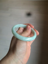 Load image into Gallery viewer, 53.7mm certificated Type A 100% Natural light green Jadeite Jade bangle H118-2849
