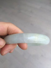 Load image into Gallery viewer, 57.5mm certified 100% natural Type A icy watery light yellow/white with jadeite jade bangle BL56-3288
