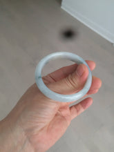 Load image into Gallery viewer, 45mm certified 100% natural Type A green/white/blue oval jadeite jade bangle B110-5003
