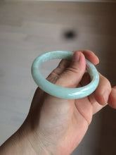 Load image into Gallery viewer, 53.7mm certificated Type A 100% Natural light green Jadeite Jade bangle H118-2849
