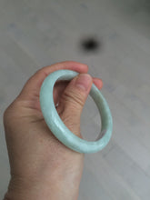 Load image into Gallery viewer, 53.7mm certificated Type A 100% Natural light green Jadeite Jade bangle H118-2849
