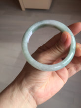 Load image into Gallery viewer, 54.7mm Certified Type A 100% Natural green Jadeite Jade bangle AU48-0237
