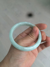 Load image into Gallery viewer, 53.7mm certificated Type A 100% Natural light green Jadeite Jade bangle H118-2849
