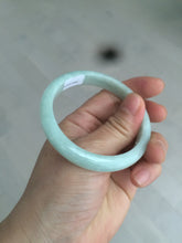 Load image into Gallery viewer, 53.7mm certificated Type A 100% Natural light green Jadeite Jade bangle H118-2849
