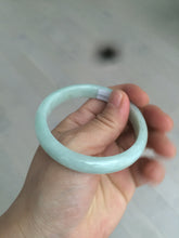 Load image into Gallery viewer, 53.7mm certificated Type A 100% Natural light green Jadeite Jade bangle H118-2849
