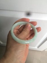 Load image into Gallery viewer, 53.7mm certificated Type A 100% Natural light green Jadeite Jade bangle H118-2849
