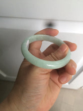 Load image into Gallery viewer, 53.7mm certificated Type A 100% Natural light green Jadeite Jade bangle H118-2849
