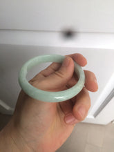 Load image into Gallery viewer, 53.7mm certificated Type A 100% Natural light green Jadeite Jade bangle H118-2849
