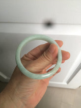 Load image into Gallery viewer, 53.7mm certificated Type A 100% Natural light green Jadeite Jade bangle H118-2849
