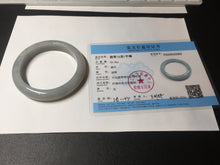 Load image into Gallery viewer, 57mm Certificated 100% natural type A light green/gray/black jadeite jade bangle BP53-5969
