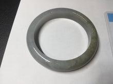 Load image into Gallery viewer, 57mm Certificated 100% natural type A light green/gray/black jadeite jade bangle BP53-5969
