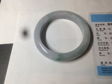 Load image into Gallery viewer, 55mm Certified type A 100% Natural green/white/purple Jadeite jade bangle BG32-0318
