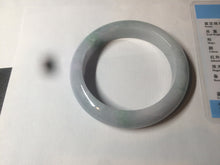 Load image into Gallery viewer, 55mm Certified type A 100% Natural green/white/purple Jadeite jade bangle BG32-0318
