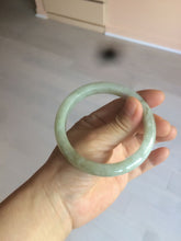 Load image into Gallery viewer, 57.4mm Certified 100% natural Type A light green/yellow/brown jadeite jade bangle m99-6168
