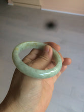 Load image into Gallery viewer, 54.4mm Certified 100% natural Type A light green/yellow jadeite jade bangle m98-6150
