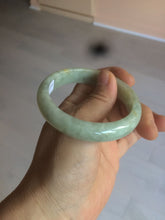 Load image into Gallery viewer, 54.4mm Certified 100% natural Type A light green/yellow jadeite jade bangle m98-6150
