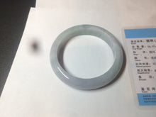 Load image into Gallery viewer, 57.5mm certified 100% natural type A light green/purple jadeite jade bangle BG34-0314
